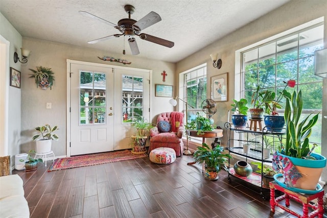 106 Dee Dee Dr, Shawnee, OK 74804 - sunroom featuring french doors and healthy amount of natural light