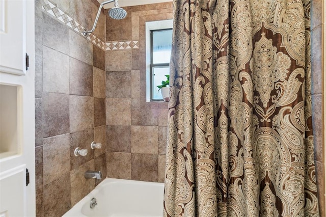 106 Dee Dee Dr, Shawnee, OK 74804 - full bathroom featuring shower / bathtub combination with curtain