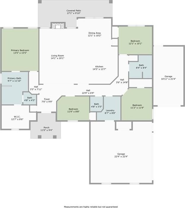 2383 Fox Ln, Blanchard, OK 73010 - floor plan / room layout