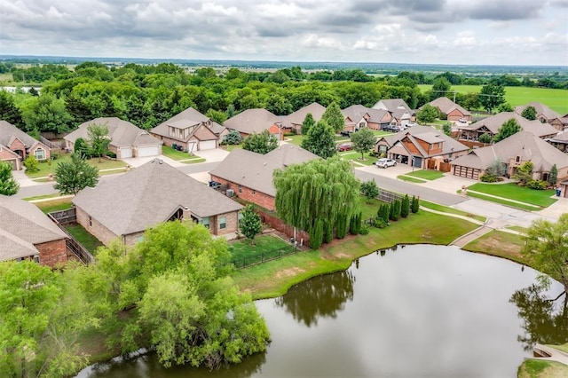 328 SW 175th Ter, Oklahoma City, OK 73170 - aerial view of residential area featuring a nearby body of water