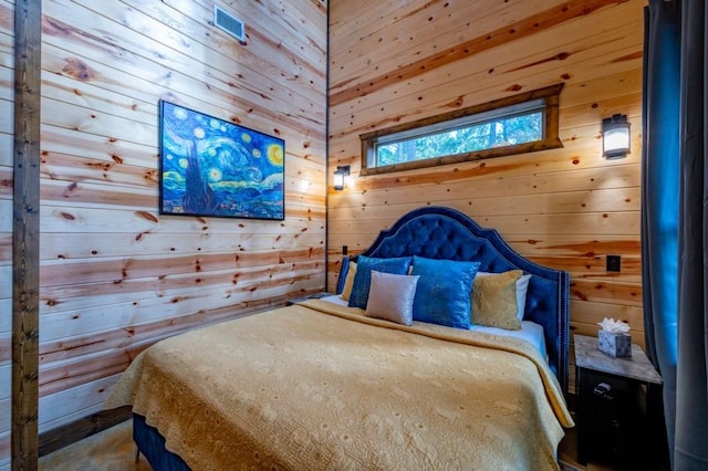59 Sweet Elm, Broken Bow, OK 74728 - bedroom featuring wood walls