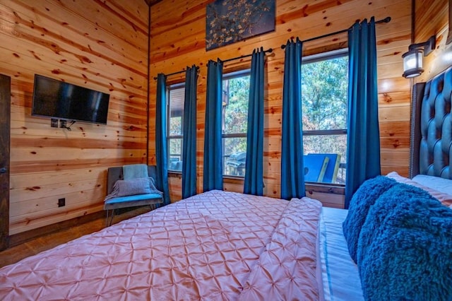 59 Sweet Elm, Broken Bow, OK 74728 - bedroom with wooden walls