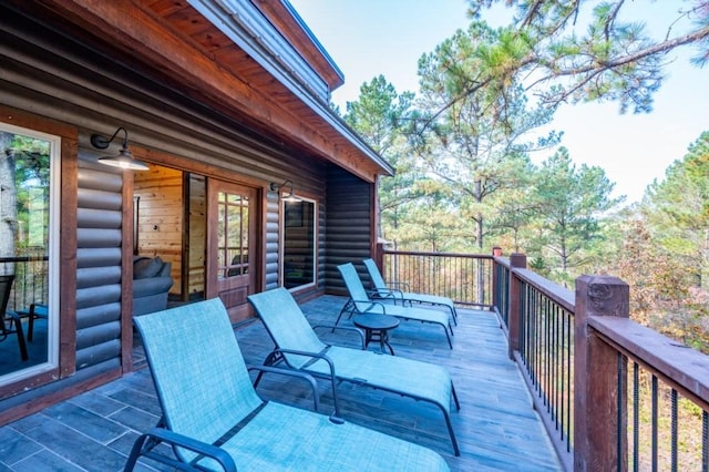59 Sweet Elm, Broken Bow, OK 74728 - view of deck