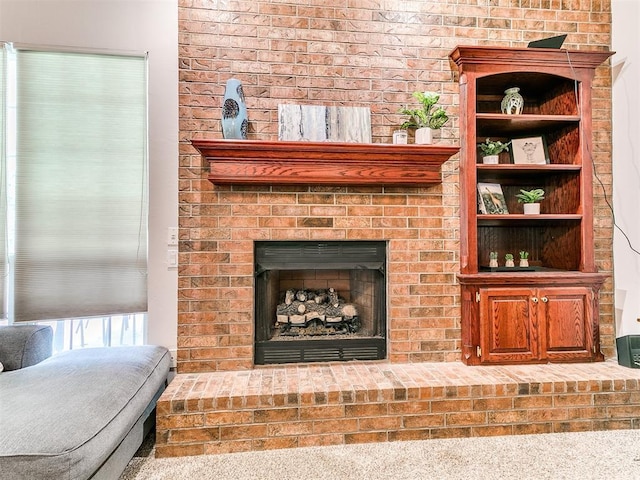 16441 Roserock Cir, Choctaw, OK 73020 - detailed view of a fireplace