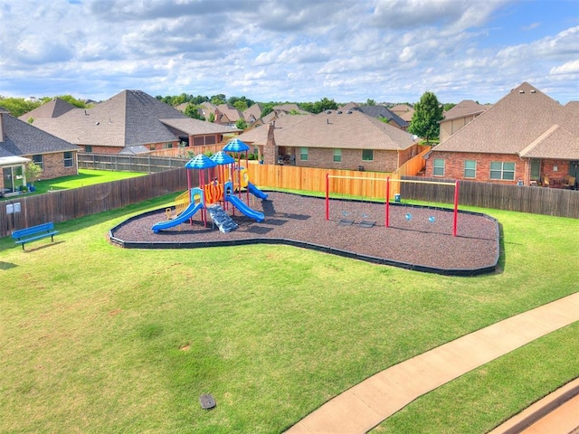 15508 Homecoming Dr, Edmond, OK 73013 - community play area with a residential view