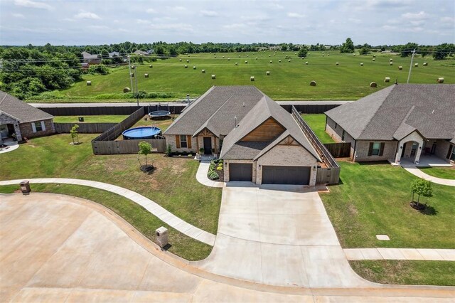 4442 Violet St, Tuttle, OK 73089 - view from above of property