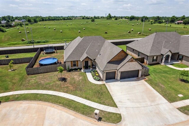 4442 Violet St, Tuttle, OK 73089 - aerial view of property and surrounding area
