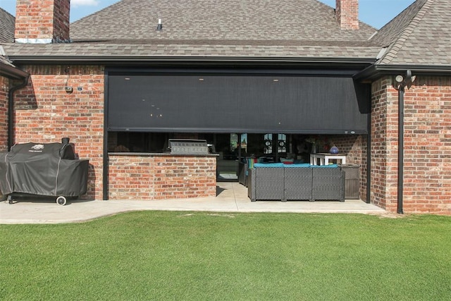 5813 Tiger Stone Dr, Mustang, OK 73064 - view of patio with an outdoor hangout area