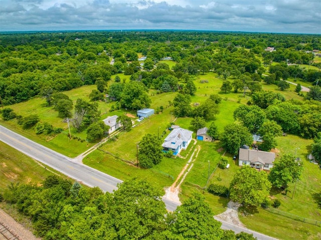 8312 Spencer Jones Rd, Jones, OK 73049 - drone / aerial view of a forest