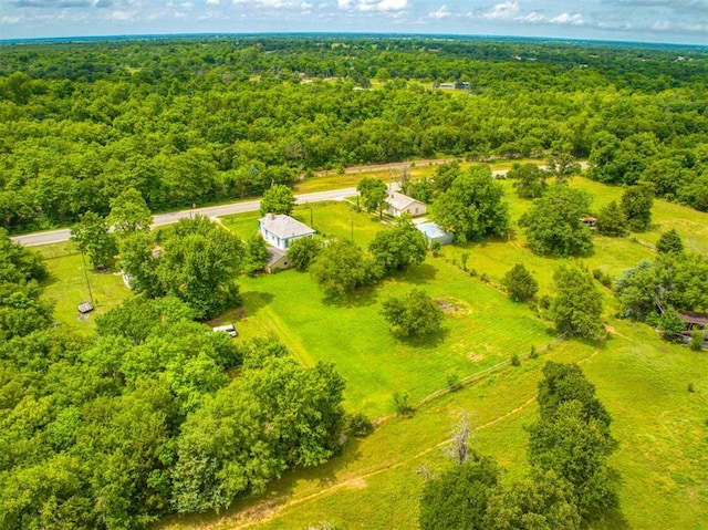 8312 Spencer Jones Rd, Jones, OK 73049 - drone / aerial view of a forest
