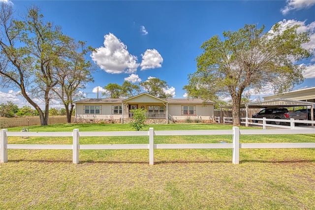 711 Sisson Ave, Sayre, OK 73662 - ranch-style home with covered porch and a carport
