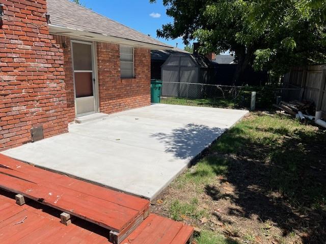 7716 S Charlotte Dr, Oklahoma City, OK 73159 - view of patio