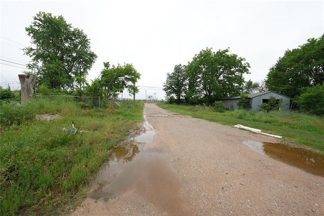 view of road