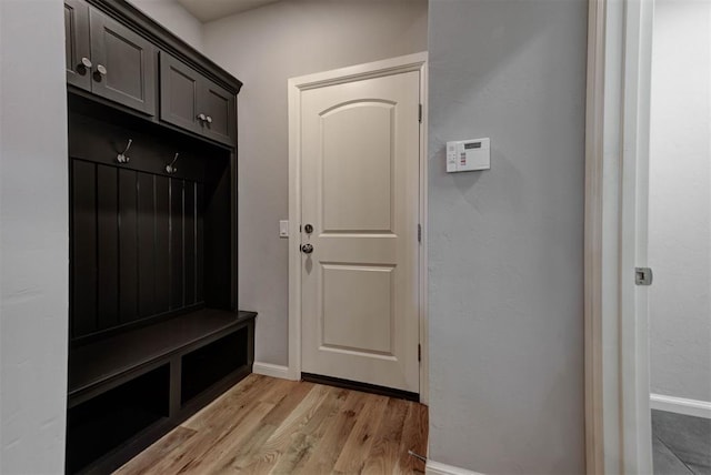 1440 Station St, Edmond, OK 73034 - mudroom featuring light wood-style flooring and baseboards