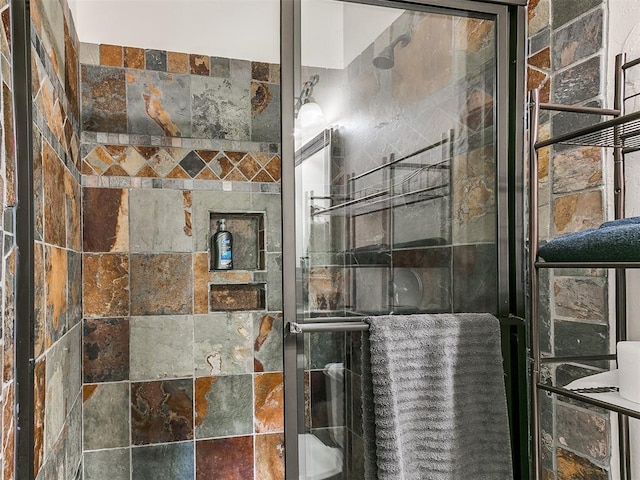 15228 Turtle Lake Pl, Oklahoma City, OK 73165 - bathroom featuring a shower stall