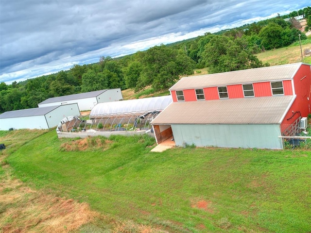 4355 S Midwest Blvd, Guthrie, OK 73044 - view of subject property with a heavily wooded area
