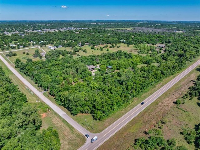 2801 John Deere Ave Unit 1, Edmond, OK 73034 - drone / aerial view of a heavily wooded area