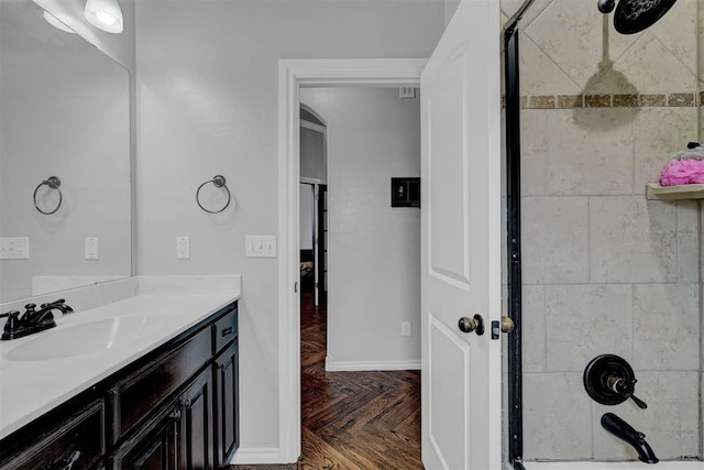 11240 NW 106th St, Yukon, OK 73099 - full bath with vanity and baseboards