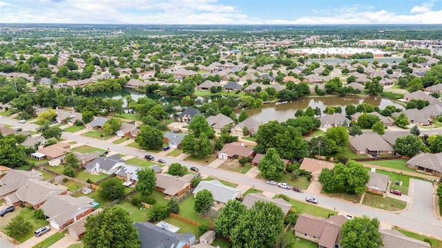 2016 Castle Rock, Edmond, OK 73003 - aerial view of residential area with a large body of water