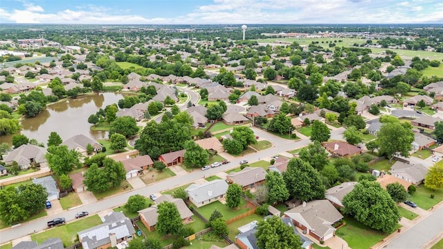 2016 Castle Rock, Edmond, OK 73003 - aerial perspective of suburban area with a large body of water