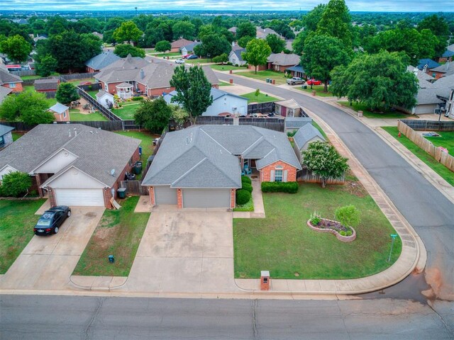 1813 Richard Dr, Edmond, OK 73003 - aerial perspective of suburban area