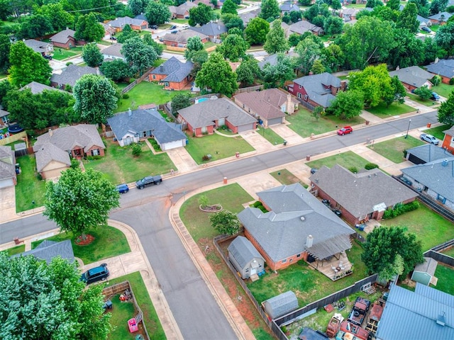 1813 Richard Dr, Edmond, OK 73003 - aerial perspective of suburban area