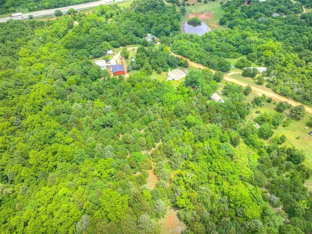 14417 Longhorn Dr, Jones, OK 73049 - bird's eye view of a forest