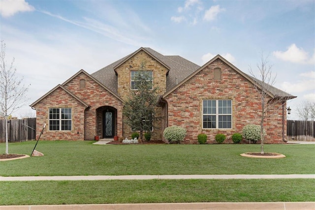 15101 Colonia Bella Dr, Edmond, OK 73013 - view of front of home featuring brick siding and a shingled roof