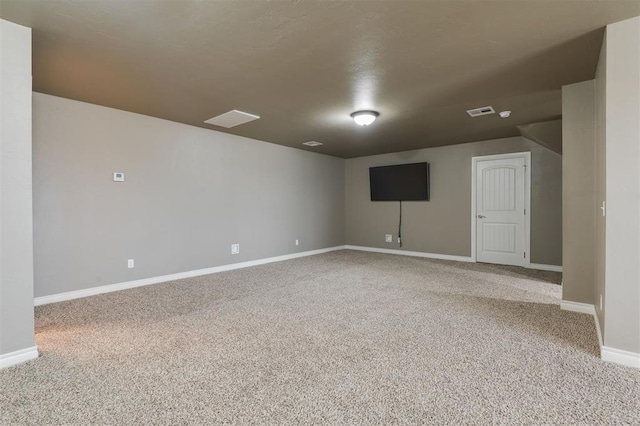 15101 Colonia Bella Dr, Edmond, OK 73013 - basement featuring carpet and baseboards