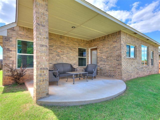 3424 Lakeside Dr, Moore, OK 73160 - view of patio / terrace