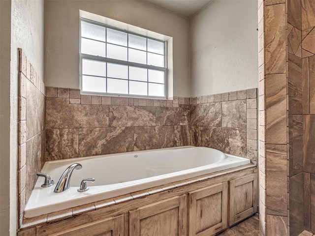 3501 Shell Ln, Yukon, OK 73099 - bathroom with a garden tub