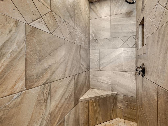 3501 Shell Ln, Yukon, OK 73099 - bathroom view of a tile shower