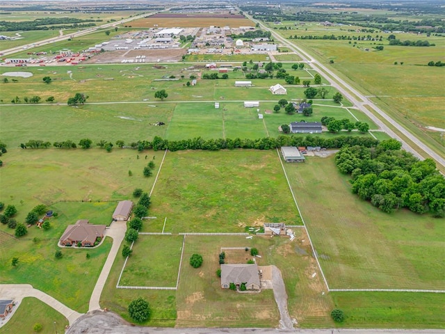 3501 Shell Ln, Yukon, OK 73099 - aerial view of property and surrounding area featuring rural landscape