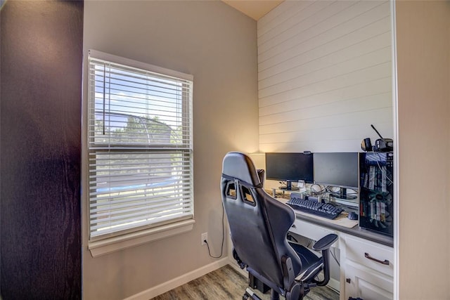 2613 Ethan Ln, Oklahoma City, OK 73160 - office space featuring wood finished floors and baseboards