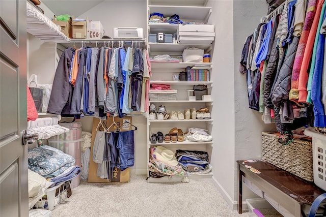 2613 Ethan Ln, Oklahoma City, OK 73160 - spacious closet featuring carpet flooring