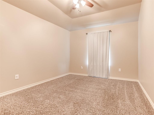 1861 Debbie Dr, Guthrie, OK 73044 - carpeted spare room with a ceiling fan and baseboards