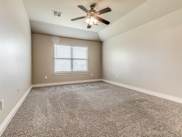 1861 Debbie Dr, Guthrie, OK 73044 - carpeted empty room featuring a ceiling fan and baseboards