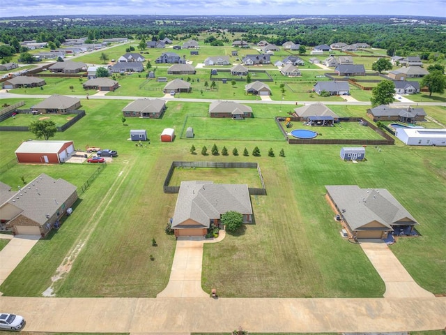 1861 Debbie Dr, Guthrie, OK 73044 - aerial perspective of suburban area