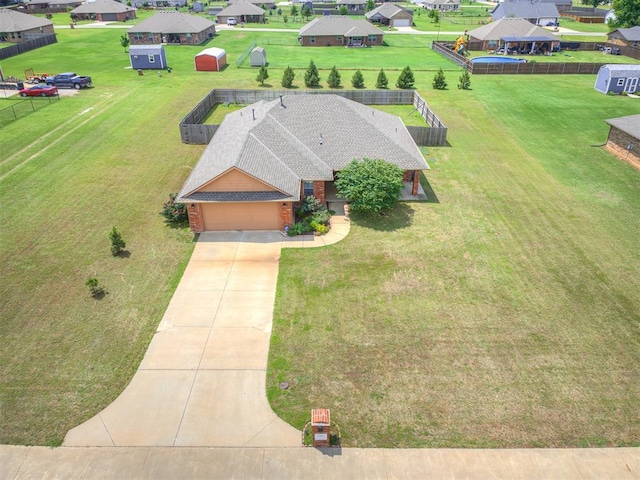 1861 Debbie Dr, Guthrie, OK 73044 - aerial view of residential area