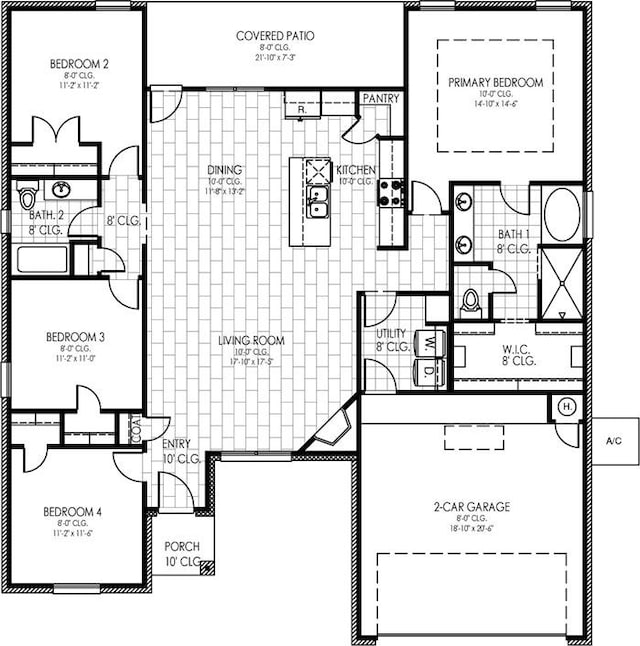 1007 SE 16th Ter, Newcastle, OK 73065 - room layout