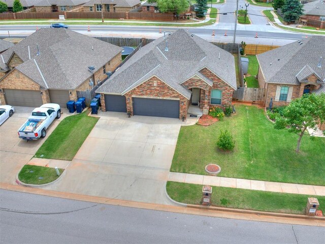 11728 SW 15th Ter, Yukon, OK 73099 - aerial perspective of suburban area