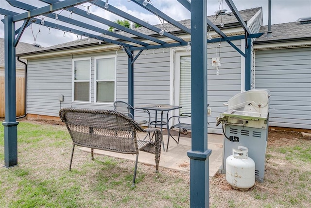 1705 NW 147th St, Edmond, OK 73013 - view of patio with a pergola