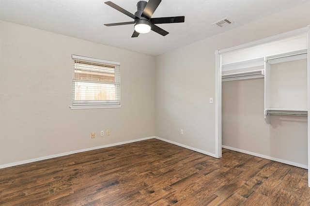 2232 Butternut Pl, Edmond, OK 73013 - unfurnished bedroom featuring wood finished floors, baseboards, and a closet