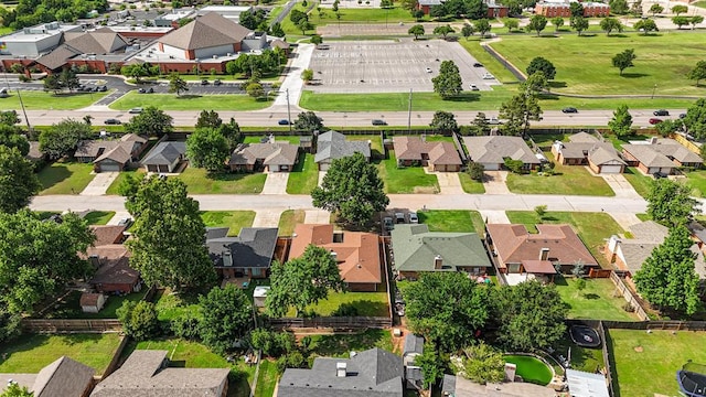 2232 Butternut Pl, Edmond, OK 73013 - aerial overview of property's location with nearby suburban area