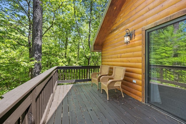 372 Timber Creek Trl, Broken Bow, OK 74728 - view of deck