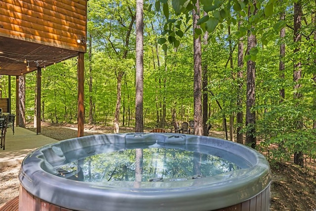 372 Timber Creek Trl, Broken Bow, OK 74728 - exterior view of a jacuzzi