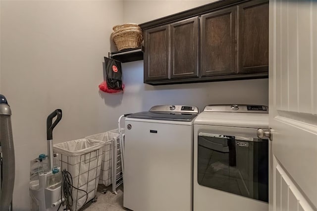 19005 Valencia Park Dr, Edmond, OK 73012 - laundry room with washer and dryer and cabinet space