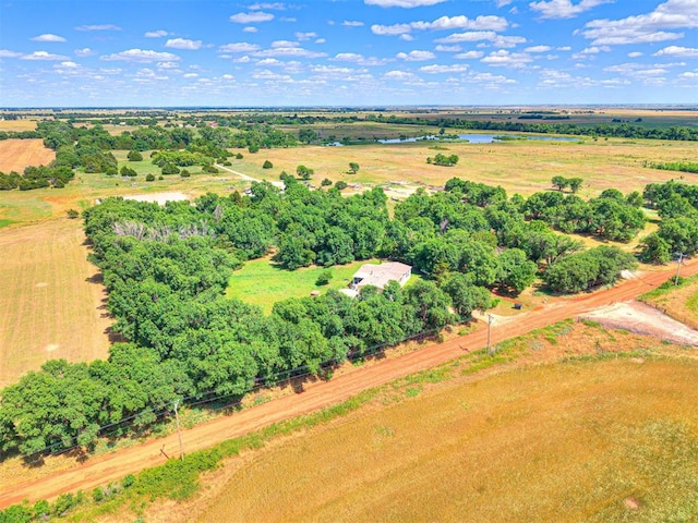 19519 N 2730th Rd, Kingfisher, OK 73750 - overview of rural landscape with a large body of water