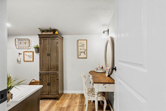 26114 State Highway 19, Cyril, OK 73029 - home office featuring light wood-style flooring