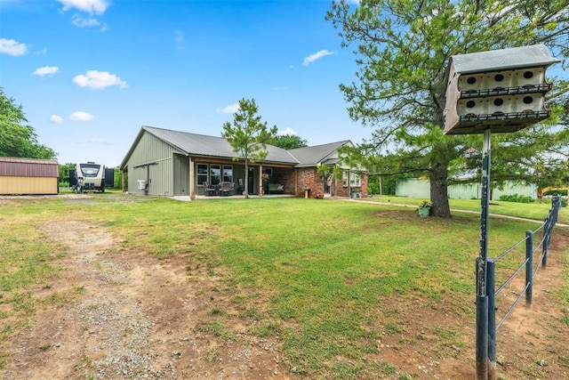 26114 State Highway 19, Cyril, OK 73029 - view of yard featuring an outbuilding